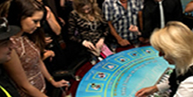 Wild Diamonds Fun Casino Blackjack Nights table hire