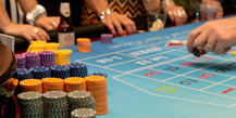 Brisbane Fun Casino rouletts table and Real chips