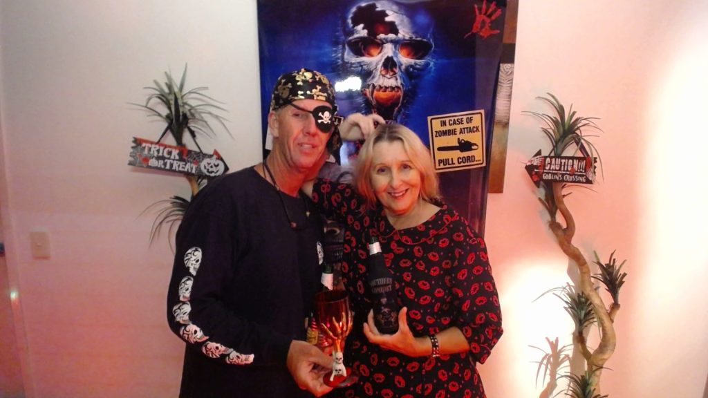 Halloween themed casino party by Wild Diamonds Fun Casino Brisbane - Guests enjoying themed casino entertainment with spooky decorations for Sunshine Coast and Brisbane special event parties